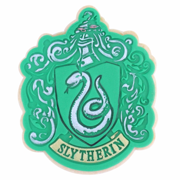 Ausstecher mit Prägung - Emblem Haus Slytherin